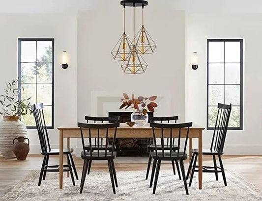 Archive 3D Lights Cluster Aluminum Diamond Pendant Hanging Lamp - Furnishka 