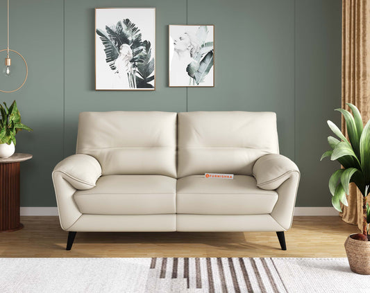 Suntory Leather 3 Seater Sofa - Furnishka 