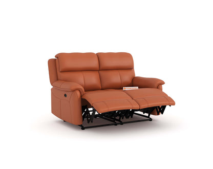 Taurus Leather 2 Seater Recliner - Furnishka 