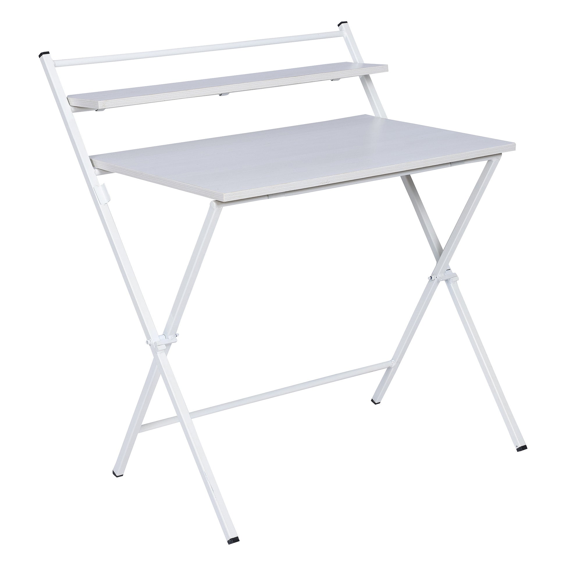 Agura Laptop Table / White - White - Furnishka 