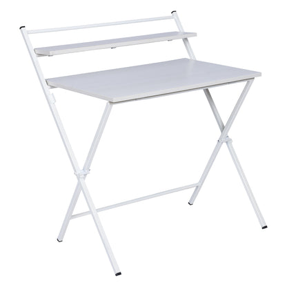 Agura Laptop Table / White - White - Furnishka 