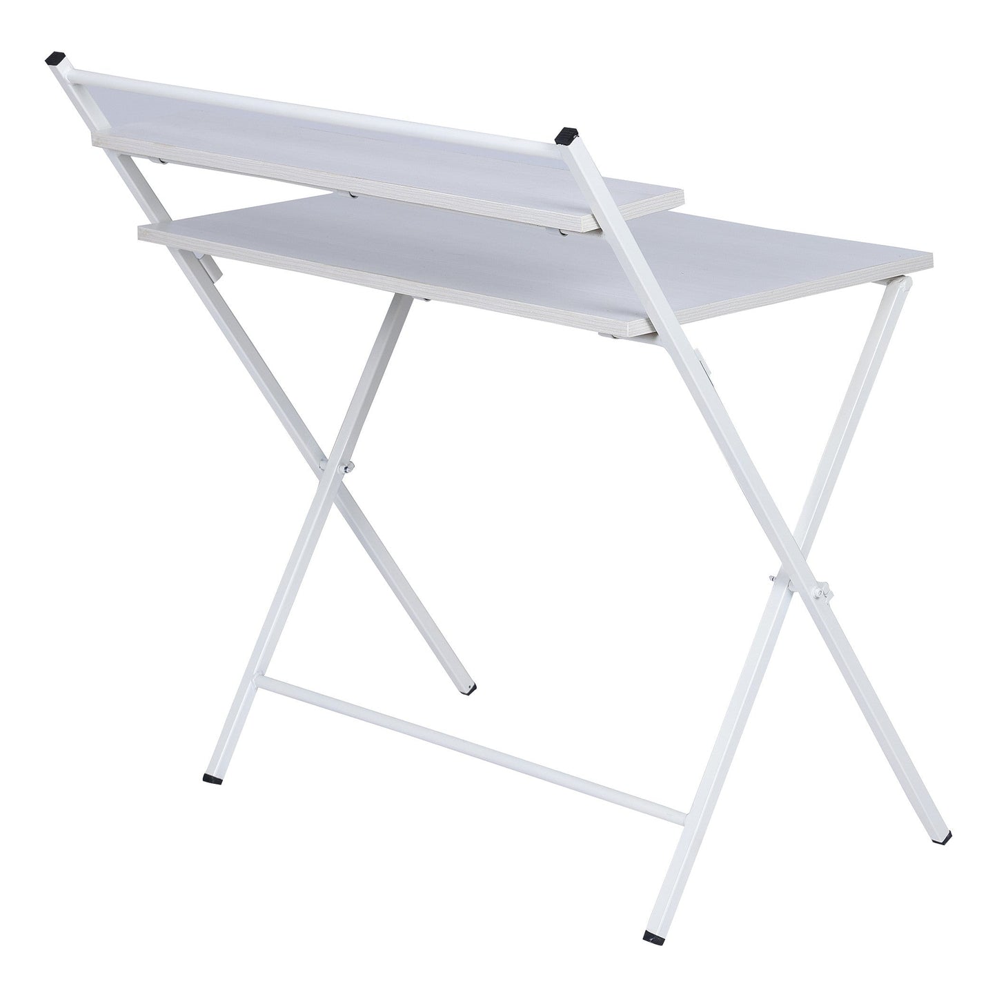 Agura Laptop Table / White - White - Furnishka 