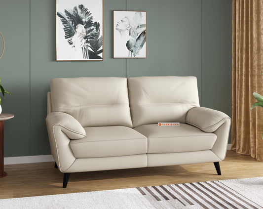 Suntory Leather 3 Seater Sofa - Furnishka 