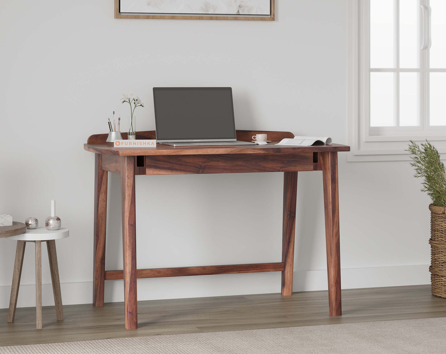 Lars Sheesham Study Table - Furnishka 