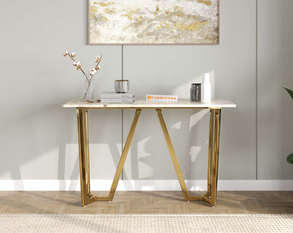 Olzaa Console Table with Australian Onyx Top - Furnishka 