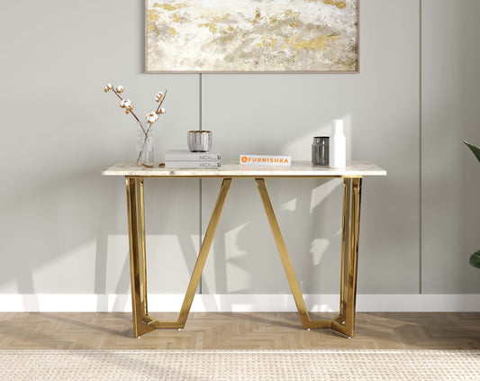 Olzaa Console Table with Australian Onyx Top - Furnishka 
