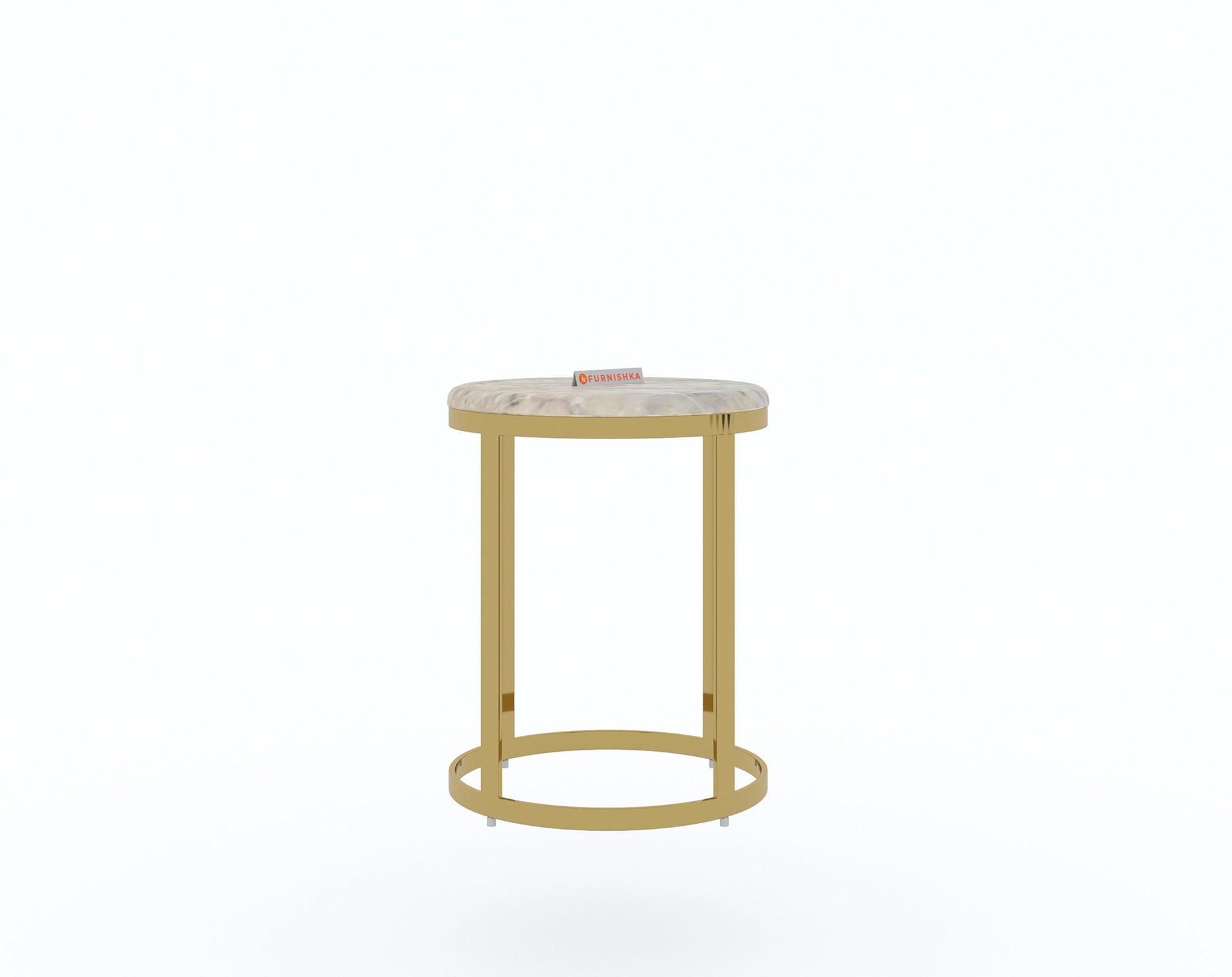 Arcus Side Table with Australian Onyx Top - Furnishka 