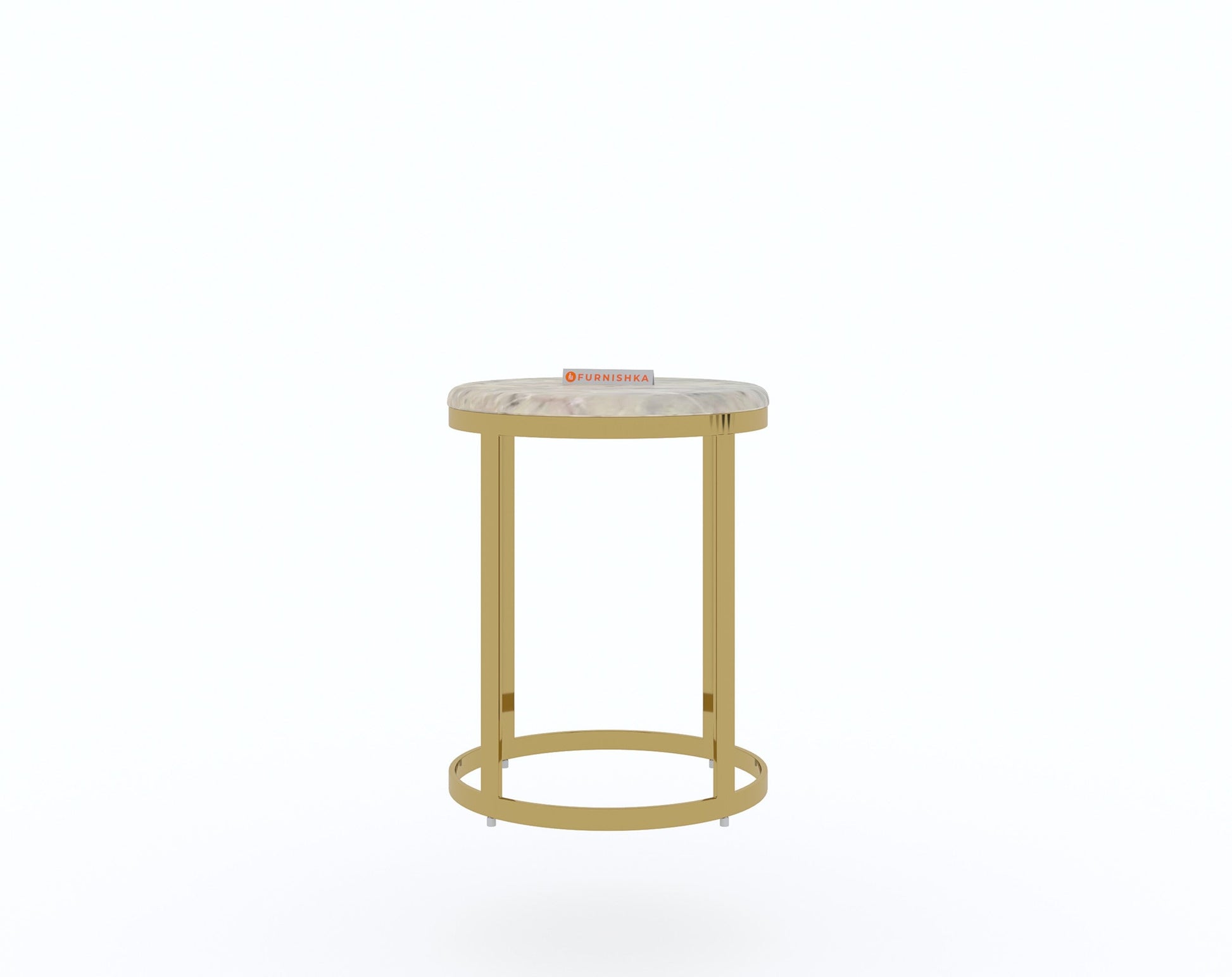 Arcus Side Table with Australian Onyx Top - Furnishka 