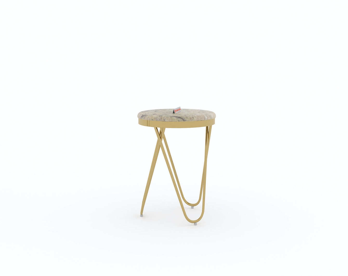 Clos Side Table with Australian Onyx Top - Furnishka 