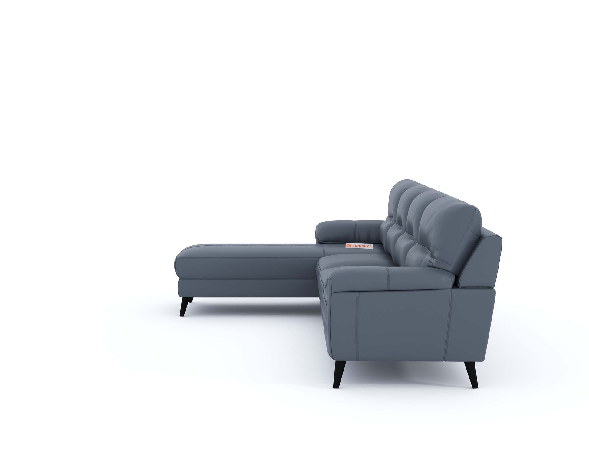 Suntory 3 Seater Sectional Leather Sofa - LHS - Furnishka 