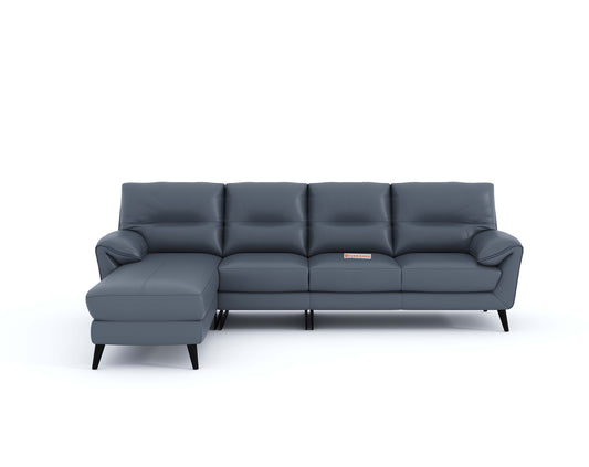 Suntory 3 Seater Sectional Leather Sofa - LHS - Furnishka 
