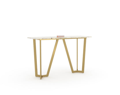 Olzaa Console Table with Australian Onyx Top - Furnishka 