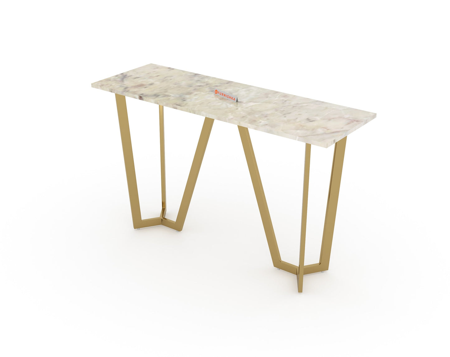 Olzaa Console Table with Australian Onyx Top - Furnishka 