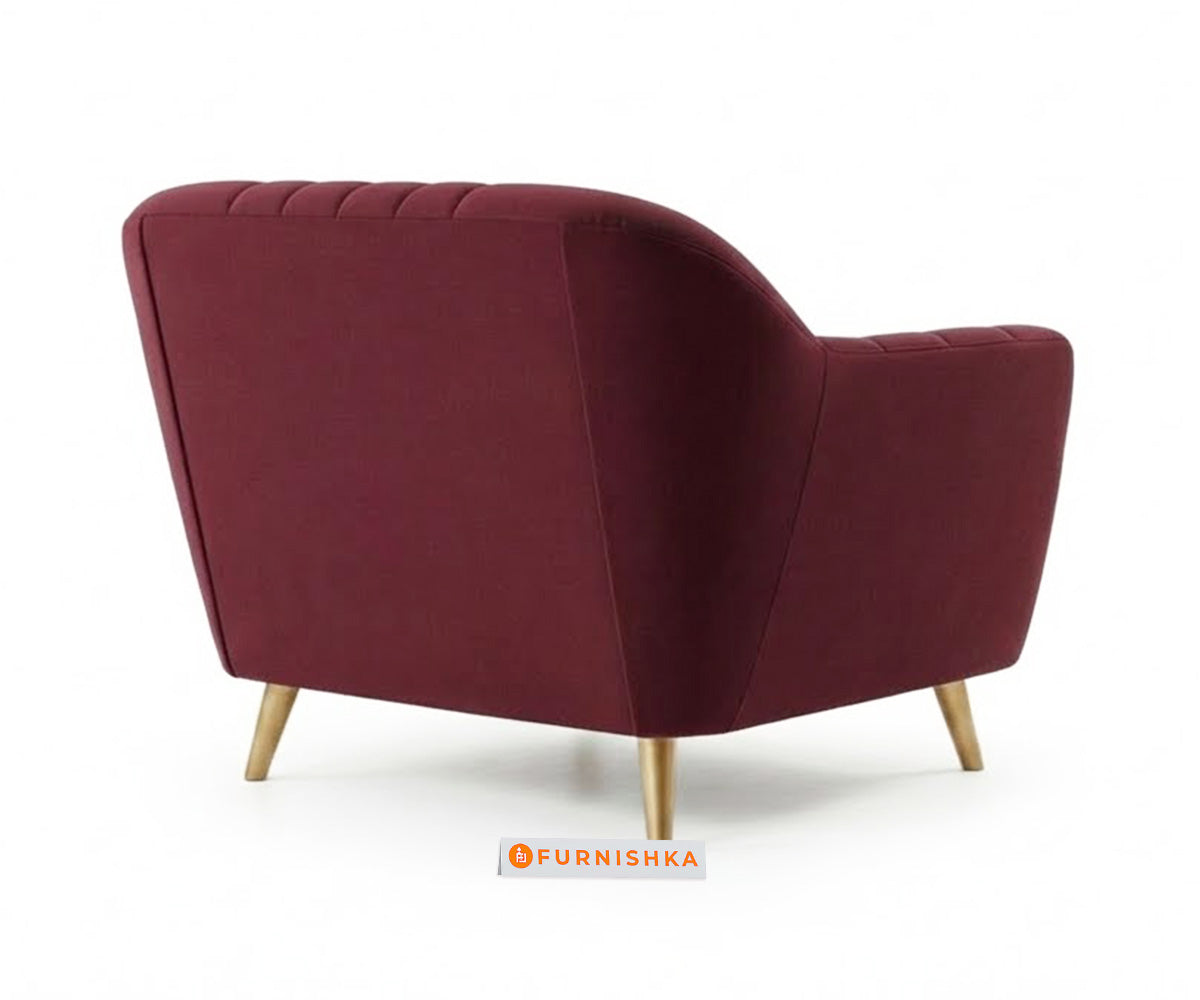 Marco Sofa 1 Seater - Red Wine