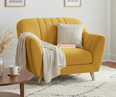 Marco Sofa 1 Seater - Mustard Yellow