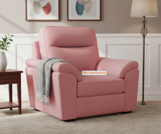 Martino Sofa 1 Seater Flamingo Pink