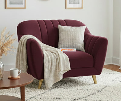 Marco Sofa 1 Seater - Red Wine