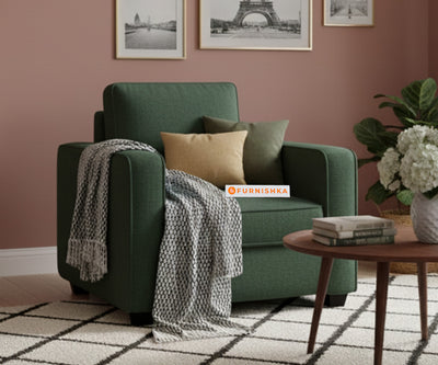 Melaka Sofa 1 Seater Pine Green