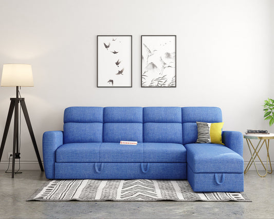 Daina 3 Seater Sectional Sofa cum Bed - RHS - Furnishka 