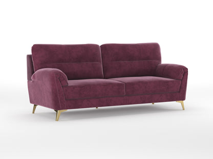 Bilance Sofa 3 Seater Red Wine
