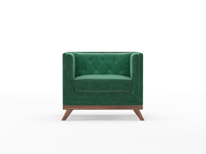 Matilda Sofa 1 Seater Pine Green
