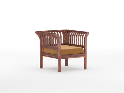 Garud Sofa 1 Seater Mustard Yellow