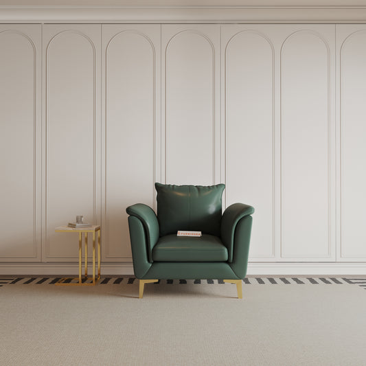 Emilie Leatherette Sofa 1 Seater