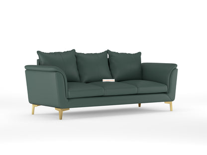 Emilie Leatherette Sofa 3 Seater