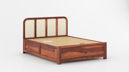 Amara Hydraulic Bed in Sheesham - Queen Size