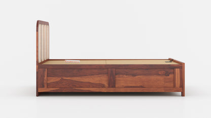 Amara Hydraulic Bed in Sheesham - Queen Size