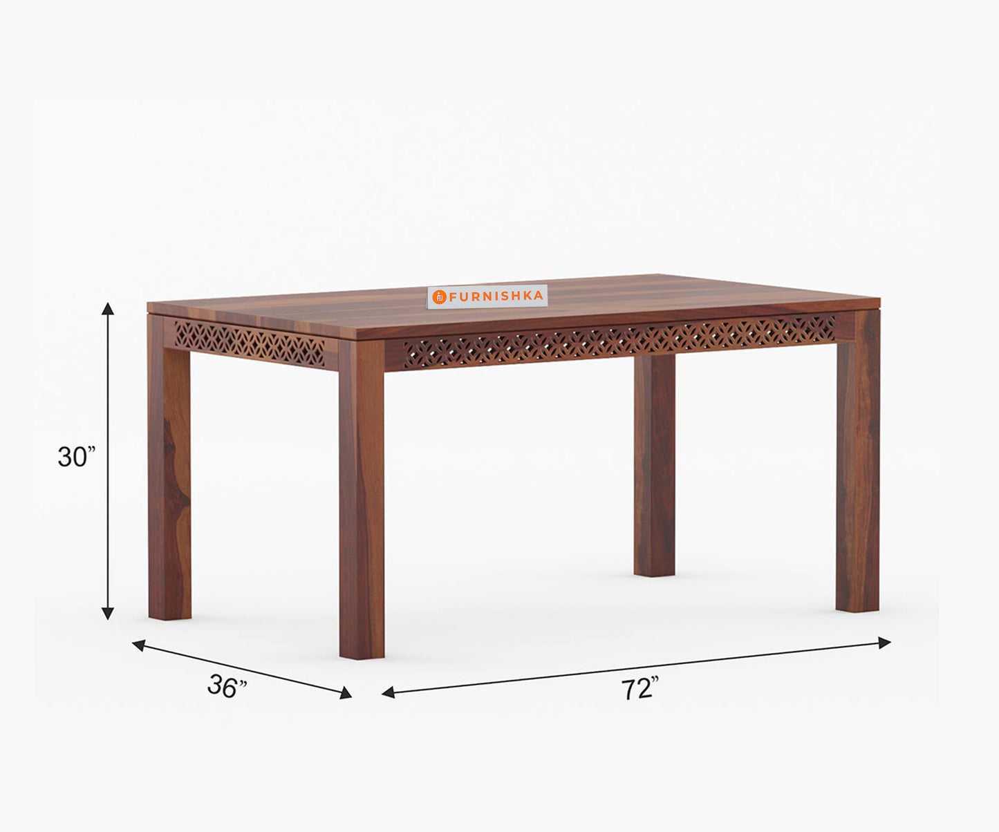 Pearl 6 Seater Dining Set With Cushion Chairs