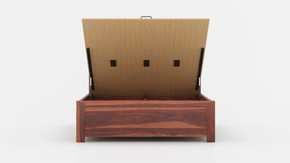 Chevora Hydraulic Bed in Sheesham - King Size