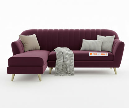 Marco Sectional Sofa 2+L LHS - Red Wine