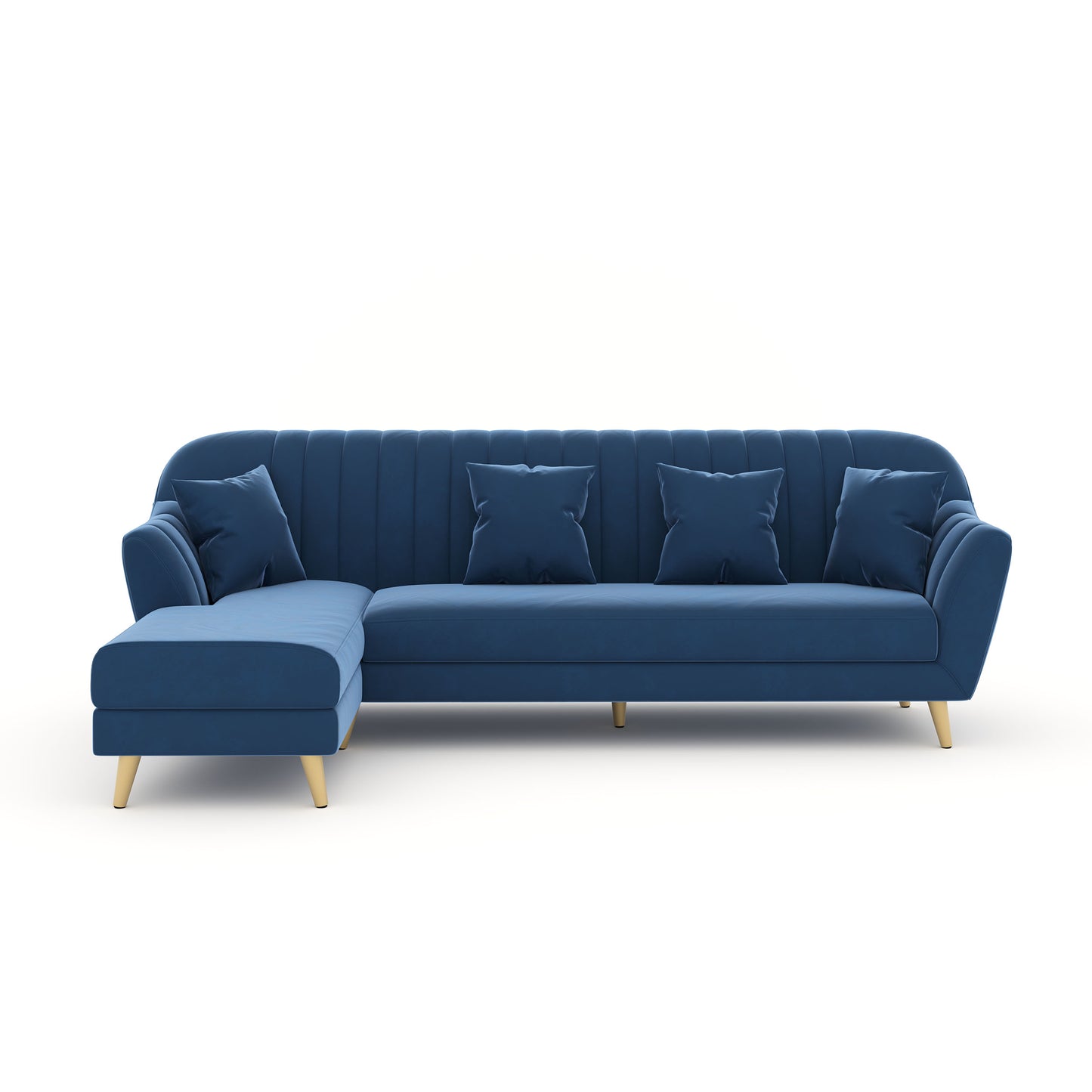 Marco Sectional Sofa 3+L LHS -  Blue