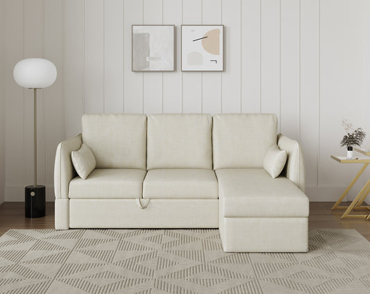 Corbida Sofa 2+L RHS Sofa cum Bed  - Pull out Type