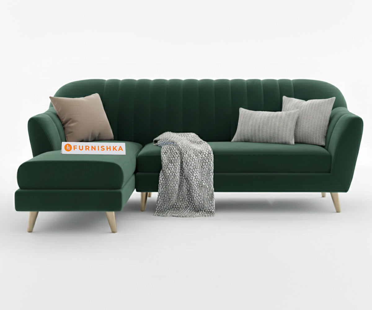 Marco Sectional Sofa 2+L LHS - Pine Green