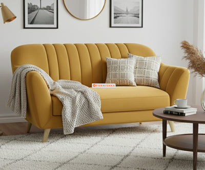 Marco Sofa 2 Seater - Mustard Yellow