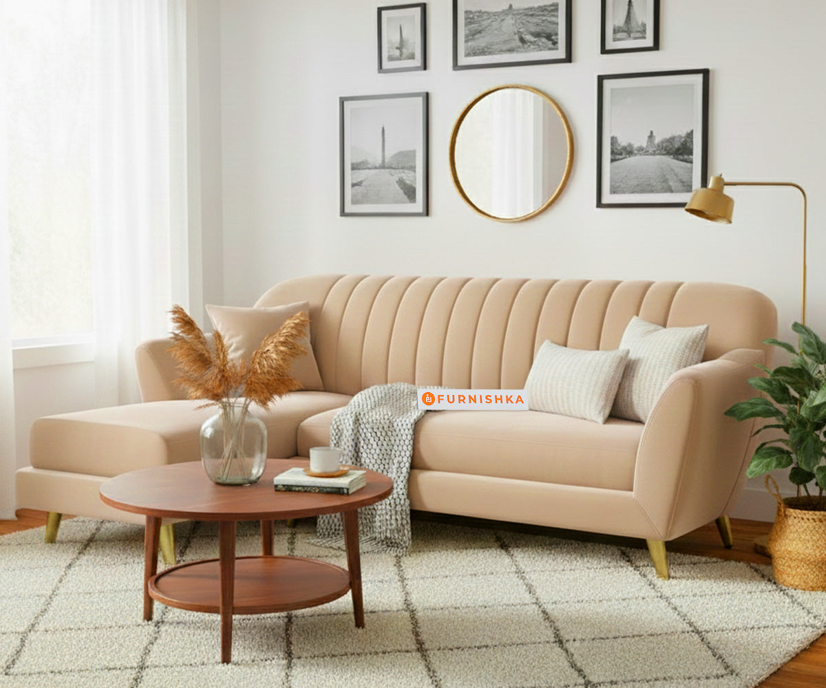 Marco Sectional Sofa 2+L LHS - Light Beige