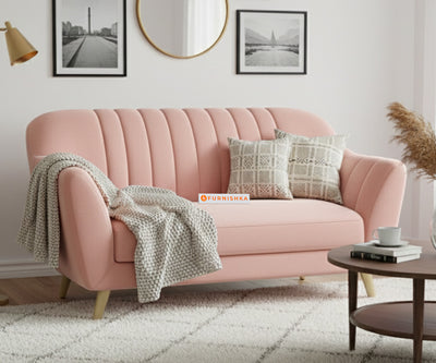 Marco Sofa 2 Seater - Flamingo Pink