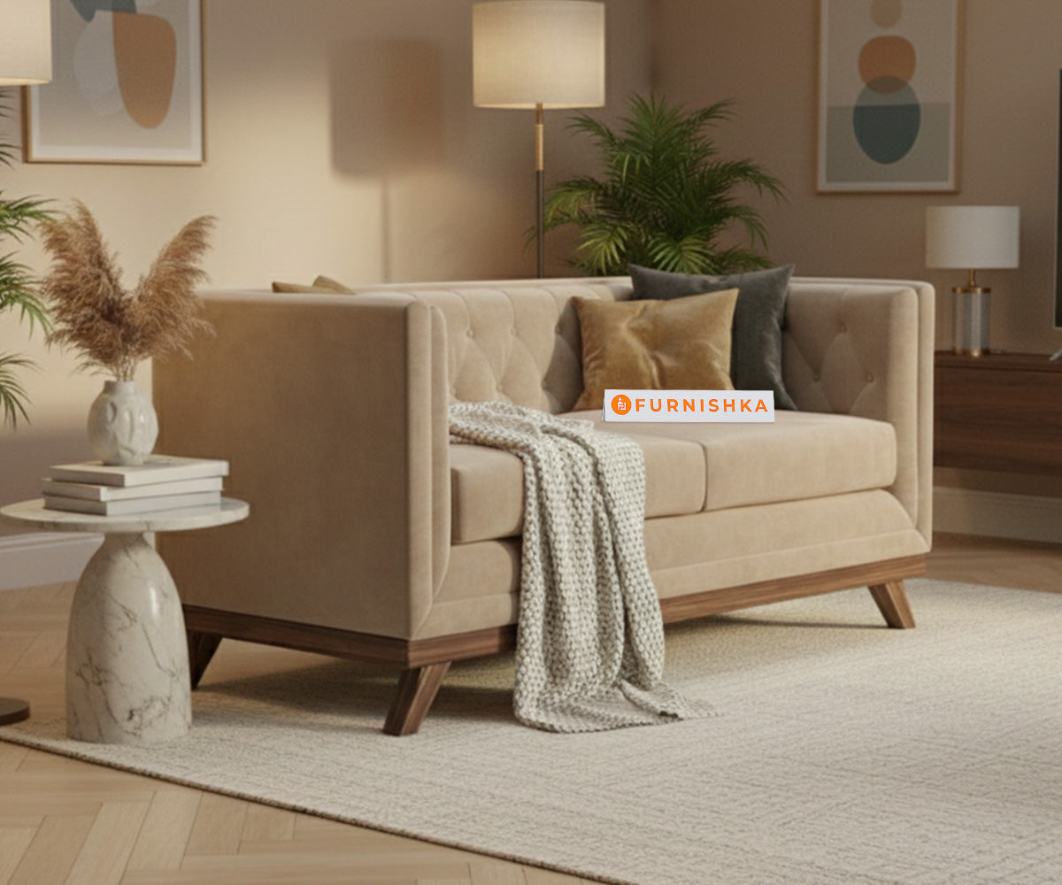 Matilda Sofa 2 Seater Light Beige