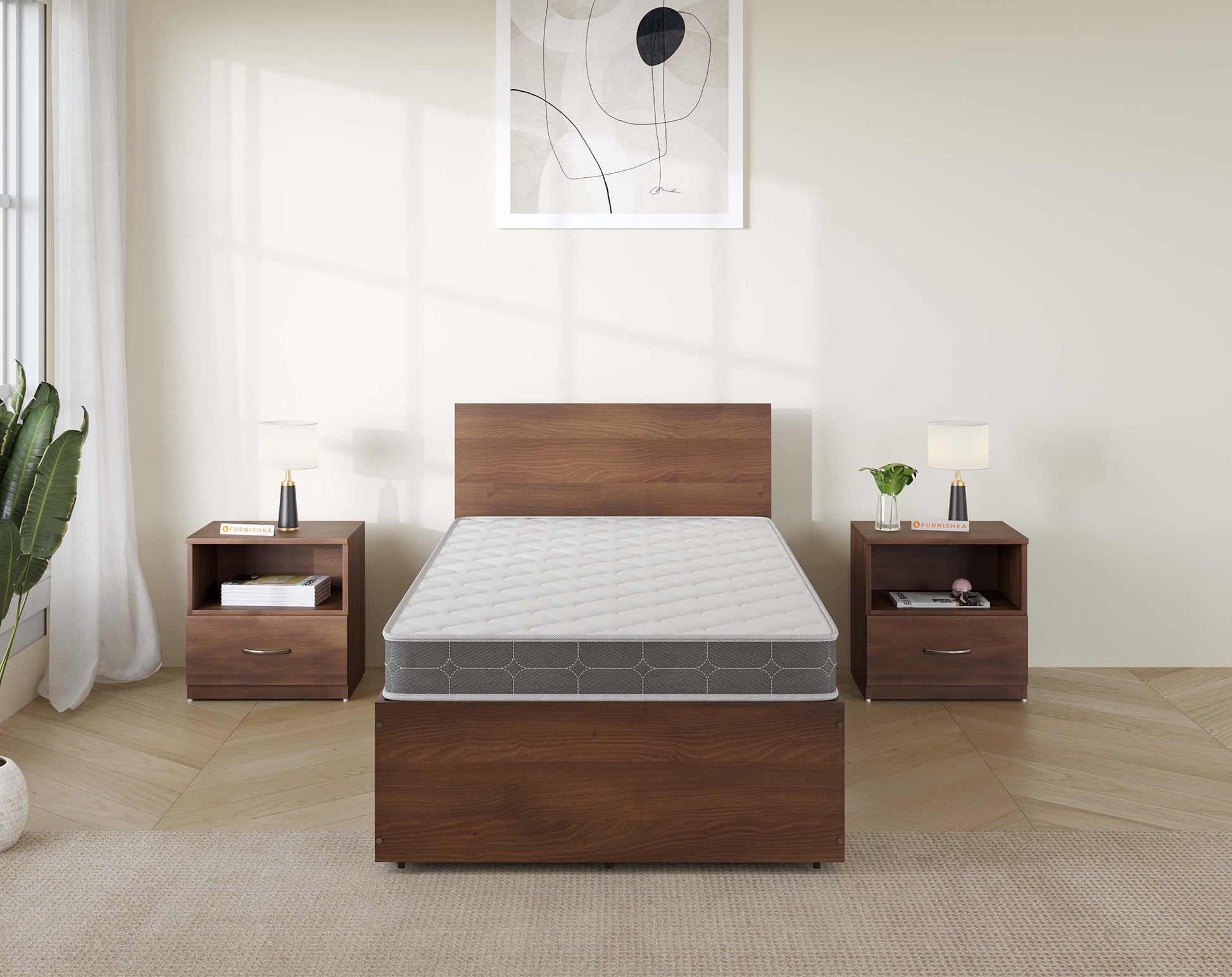 Ortho Coir Single Bed Mattress - 4 inch - Furnishka 