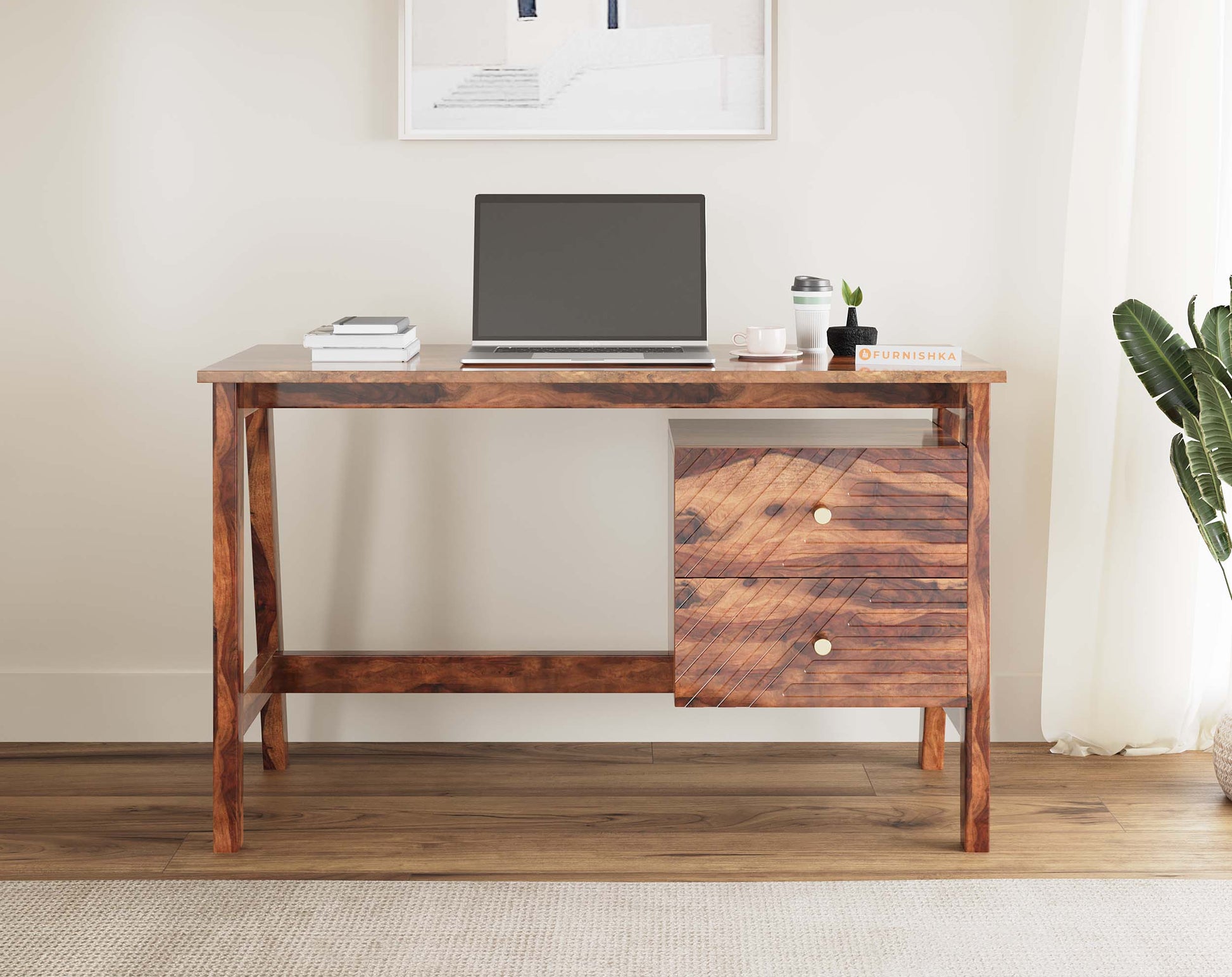 Stella Leera Study Table - Furnishka 