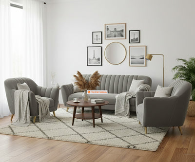 Marco 3+1+1 Seater Sofa Set -  Trout Grey