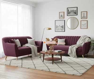 Marco 3+2 Seater Sofa Set - Red Wine