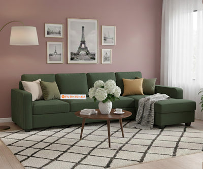 Melaka Sectional Sofa 2+L Seater  RHS Pine Green