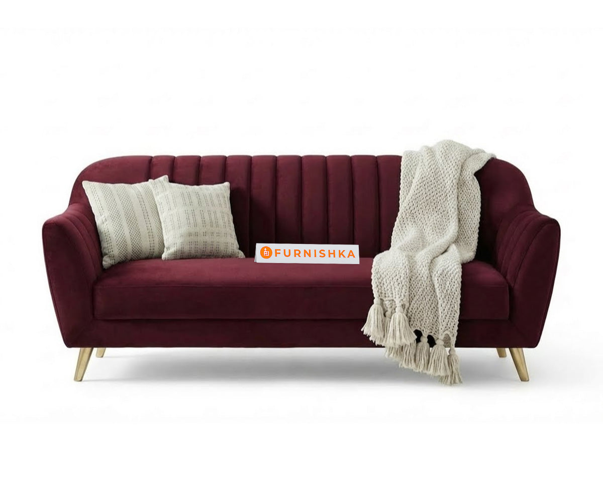 Marco Sofa 3 Seater - Red Wine