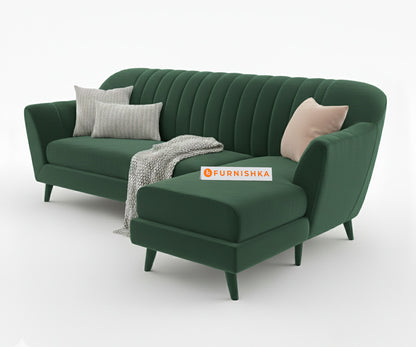 Marco Sectional Sofa 2+L RHS - Pine Green