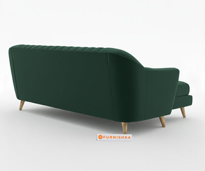 Marco Sectional Sofa 2+L RHS - Pine Green