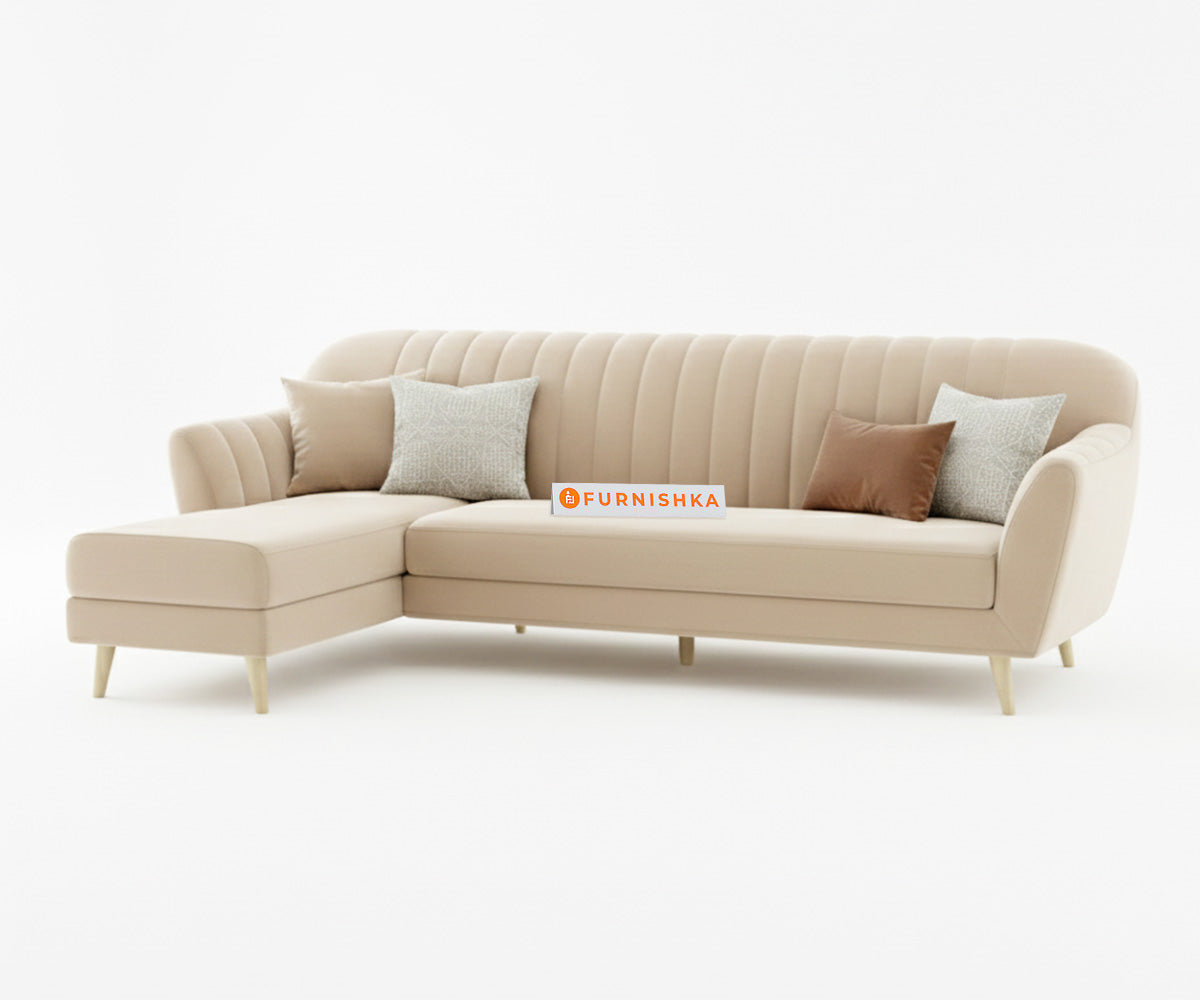 Marco Sectional Sofa 3+L LHS -Light Beige