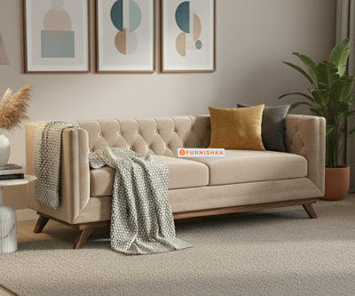 Matilda Sofa 3 Seater Light Beige